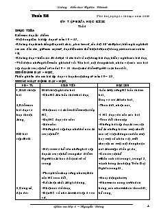 Giáo án lớp 4 - Tuần 28 năm 2009 - Trường tiểu học Nghĩa Khánh