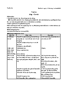 Giáo án lớp 4 - Tuần 31 năm 2008 - Trường tiểu học Nghĩa Khánh