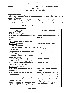 Giáo án lớp 4 - Tuần 5 năm 2009 - Trường tiểu học Nghĩa Khánh