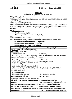 Giáo án lớp 4 - Tuần 6 năm 2009 - Trường tiểu học Nghĩa Khánh