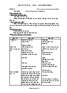 Giáo án lớp 4 - Tuần 8 năm 2008 - Trường tiểu học Nghĩa Khánh