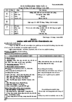 Giáo án lớp 5 (buổi chiều) - Tuần 32 - Trường Tiểu học Trù Sơn 1