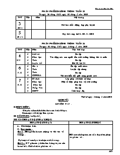 Giáo án lớp 5 (buổi chiều) - Tuần 34 - Trường Tiểu học Trù Sơn 1