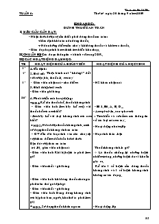 Giáo án lớp 5 (buổi chiều) - Tuần 6 - Trường Tiểu học Trù Sơn 1