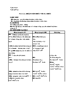 Giáo án môn Đại số 8 - Tiết 1 đến tiết 17