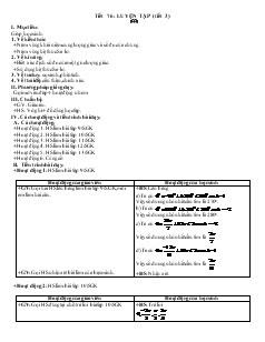 Giáo án môn Toán 10 (cơ bản) - Tiết 76: Luyện tập (tiết 3)