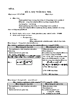 Giáo án môn Toán học 11 - Tiết 30 - Bài 3: Nhị thức Niu Tơn năm 2007