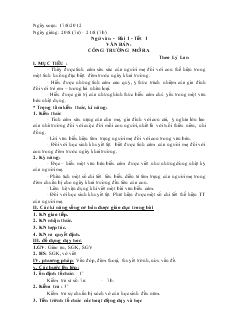 Giáo án Ngữ văn 7 (chuẩn kiến thức) cả năm