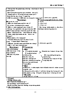 Giáo án Ngữ văn 7 (chuẩn kiến thức) - Tuần 23, 24