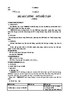 Giáo án Ngữ văn 7 (Chuẩn) - Tiết: 73 + 74: Bài học đường đời đầu tiên (Tô Hoài)