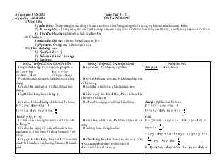 Giáo án Phụ đạo toán 8