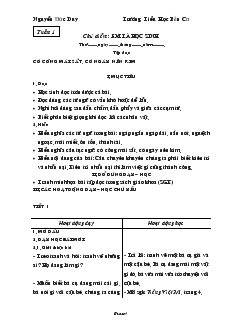 Giáo án Tiếng Việt 4 học kỳ II