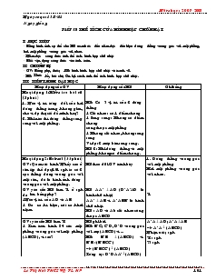 Giáo án Toán học lớp 8 (chuẩn kiến thức) năm 2007 - 2008 - Tiết 57, 58