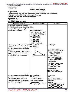 Giáo án Toán học lớp 8 (chuẩn kiến thức) năm 2007 - 2008 - Tiết 49, 50