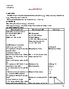 Giáo án Toán học lớp 8 (chuẩn kiến thức) năm 2007 - 2008 - Tiết 19, 20