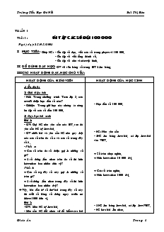 Giáo án Toán lớp 4 - Trường Tiểu Học Gò Nổi