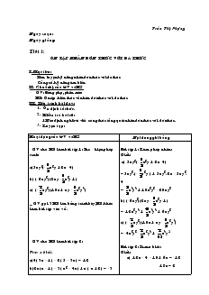 Giáo án Tự chọn lớp 8