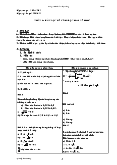 Giáo án Tự chọn Toán 9 năm học 2011- 2012