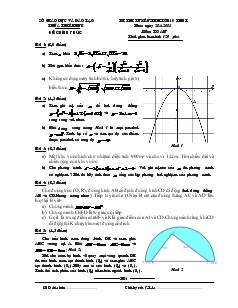 Kì thi tuyển sinh lớp 10 THPT khóa ngày 20.6.2008 môn: Toán