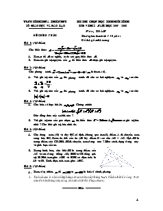 Kỳ thi chọn học sinh giỏi tỉnh lớp 9 THCS năm học 2007 - 2008 môn: Toán