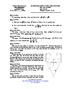 Kỳ thi tuyển sinh vào lớp 10 THPT Môn: Toán