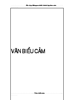 Ôn tập nâng cao kiến thức Tập làm văn