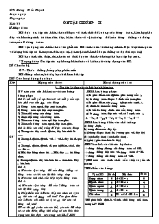 Tiết 33 Ôn tập chương II - Dương Tiến Mạnh