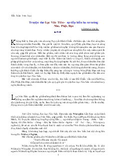 Tiểu luận Văn học: Truyện thơ Lục Vân Tiên - Sự tiếp biến ba tư tưởng Nho, Phật, Đạo