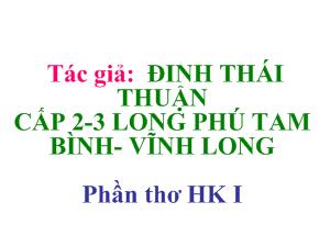 Tìm hiểu về thơ hiện đại học kỳ I