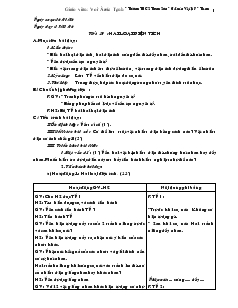 Bài giảng Môn Vật lý lớp 7 - Tiết 20 : Hai loại điện tích (tiết 5)