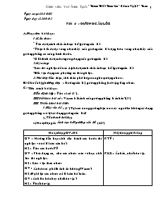 Bài giảng Môn Vật lý lớp 7 - Tiết 6 : Gương cầu lồi