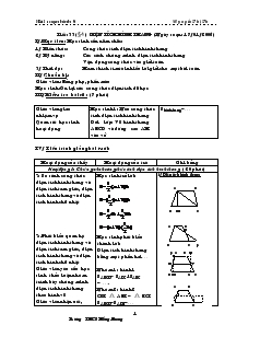 Bài soạn hình 8 chương II Trường THCS Hồng Phong