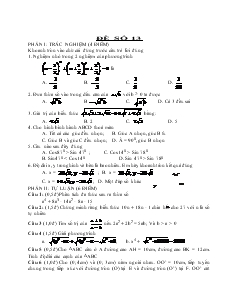 Đề thi thử học sinh giỏi Toán 9 - Đề số 13