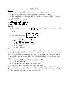 Đề thi thử học sinh giỏi Toán 9 - Đề số 16