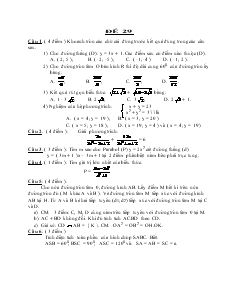 Đề thi thử học sinh giỏi Toán 9 - Đề số 29