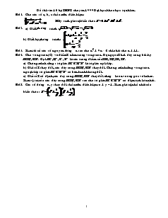 Đề thi vào 10 hệ THPT chuyên 1999
