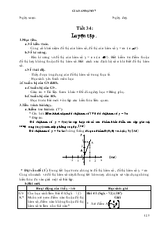 Giáo án Đại số 7 Tiết 34 – Hà Ngải