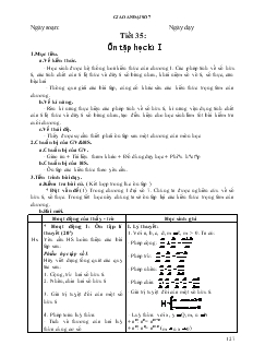 Giáo án Đại số 7 Tiết 37 – Hà Ngải