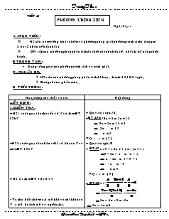 Giáo án Đại số 8 (chi tiết) - Tiết 45: Phương trình tích
