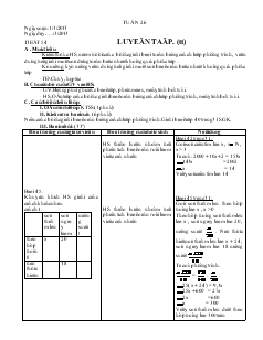 Giáo án Đại số 8 (chi tiết) - Tiết 54: Luyện tập