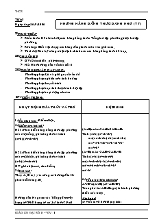 Giáo án Đại số 8 (chi tiết) - Tiết 7: Những hằng đẳng thức đáng nhớ