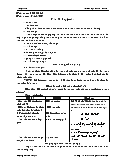 Giáo án Đại số 8 Tiết 18-38 – Đặng Xuân Hoạt
