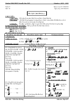 Giáo án Đại số 9 Tiết 16 - Trần Văn Hoàng