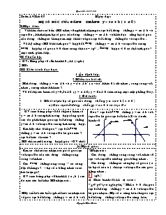 Giáo án Đại số Lớp 9 Tuần 14 - Nguyễn Thái Hoàn