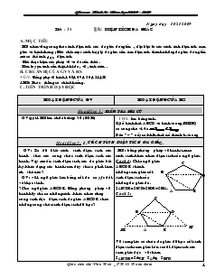 Giáo án Hình 8 năm học 2008 – 2009 Tiết 35 Diện tích đa giác