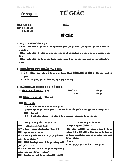 Giáo án Hình 8 năm học 2012 - 2013