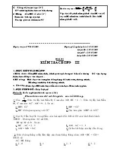 Giáo án Hình học 8 học kỳ II năm học 2010- 2011