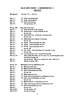 Giáo án Hình học 8 kỳ 2 năm học 2009- 2010