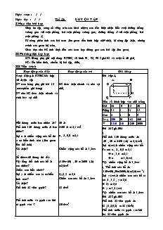 Giáo án Hình học 8 năm học 2004- 2005 Tiết 58 Luyện Tập