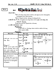 Giáo án Hình học 8 năm học 2007- 2008 Tiết 34 Diện tích hình thoi